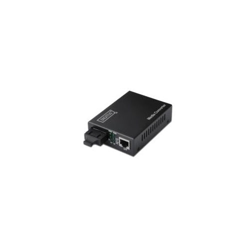 Digitus DN-82020-1 - Medienkonverter - 100Mb LAN - 10Base-T, 100Base-FX, 100Base-TX - RJ-45 / SC multi-mode - bis zu 2 km - 1310 nm (DN-82020-1) afbeelding 1