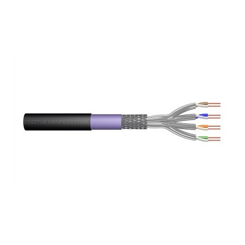 DIGITUS Professional - Bulkkabel - 100 m - SFTP, PiMF -Cat.7 Rohkabel - im Freien, robust - Schwarz, RAL 9005 - 4016032387435 - image 2