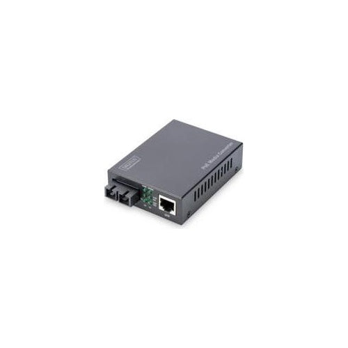 DIGITUS Professional DN-82150 - Medienkonverter - GigE - 10Base-T, 1000Base-SX, 100Base-TX, 1000Base-T - RJ-45 / SC multi-mode - bis zu 500 m - 850 nm afbeelding 1