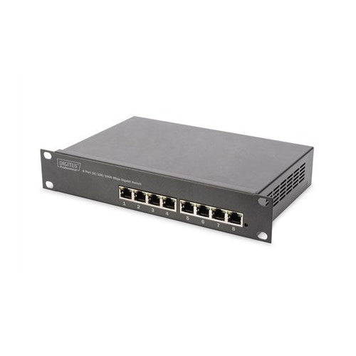 DIGITUS Professional DN-80114 - Switch - nicht verwaltet - 8 x 10/100/1000 - wandmontierbar (DN-80114) afbeelding 6