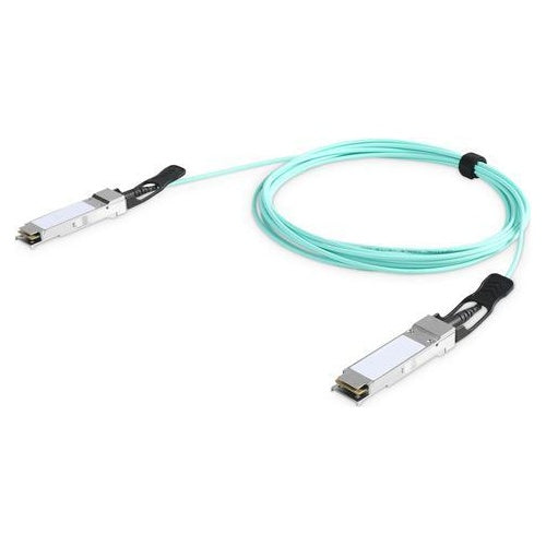 DIGITUS - 40GBase-AOC Direktanschlusskabel - QSFP+ zu QSFP+ - 30 m - Glasfaser - Active Optical Cable (AOC) afbeelding 1