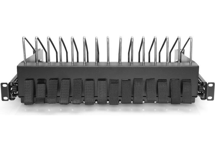 Digitus DN-97665 - Rack - Regal - Schwarz, RAL 9005 - 1U - 48,3 cm (19") - für P/N: DN-31102-B (DN-97665) afbeelding 1