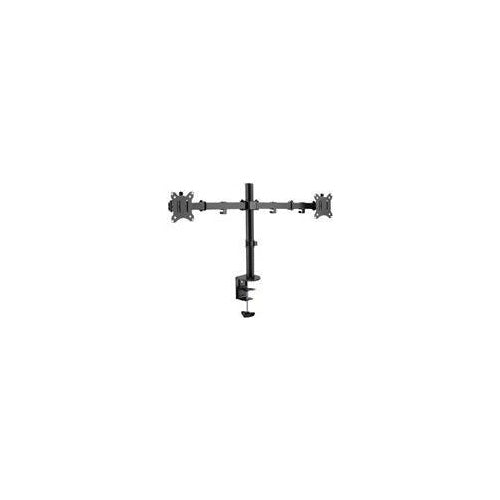 DIGITUS DA-90400 - Aufstellung für 2 LCD-Displays - Stahl - mattschwarz - Bildschirmgröße: 38.1-81.3 cm (15"-32") - Schreibtisch-Ständer afbeelding 1