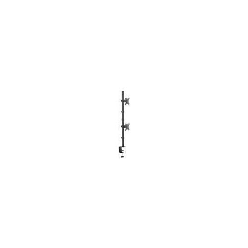 DIGITUS DA-90438 - Aufstellung - für 2 LCD-Displays/ Curved LCD-Displays - clamp or grommet mount - Kunststoff, Stahl - mattschwarz - Bildschirmgröße: bis zu 81,3 cm (bis zu 81,30cm (32") ) - Tischmontage afbeelding 1