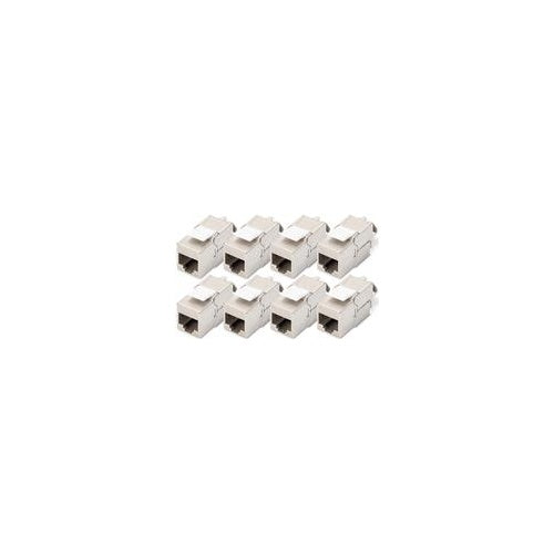 DIGITUS | CAT6A Shielded Keystone Jack | DN-93615-8 8-Pack - Tool Free Connection | For Ethernet Cabling afbeelding 1