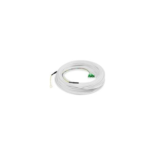 DIGITUS - Netzwerkkabel - LC/APC Einzelmodus (M) - 50,0m - 4 mm - Glasfaser - 9/125 Mikrometer - G.657.A2/OS2 - Verbindungskabel, halogenfrei - weiß (DK-3904LCA-50) afbeelding 1