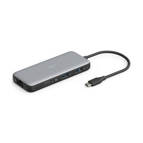 DIGITUS Docking USB-C->HDMI,USB3.2,RJ45,SD,MicroSD,PD Alu si (DA-70914) afbeelding 6