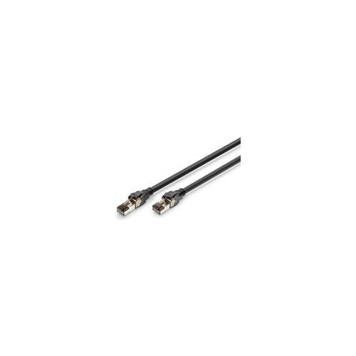 DIGITUS CAT 8.1 S-FTP patch cord Cu LSZH AWG 24/7 length 5 m color black (DK-1843-050) afbeelding 1