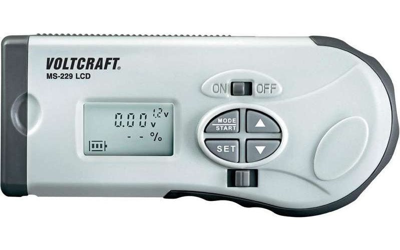 Voltcraft MS-229 LCD Batterietester für 1,2 - 12 V Batterien/Akkus (MS-229 LCD) afbeelding 1