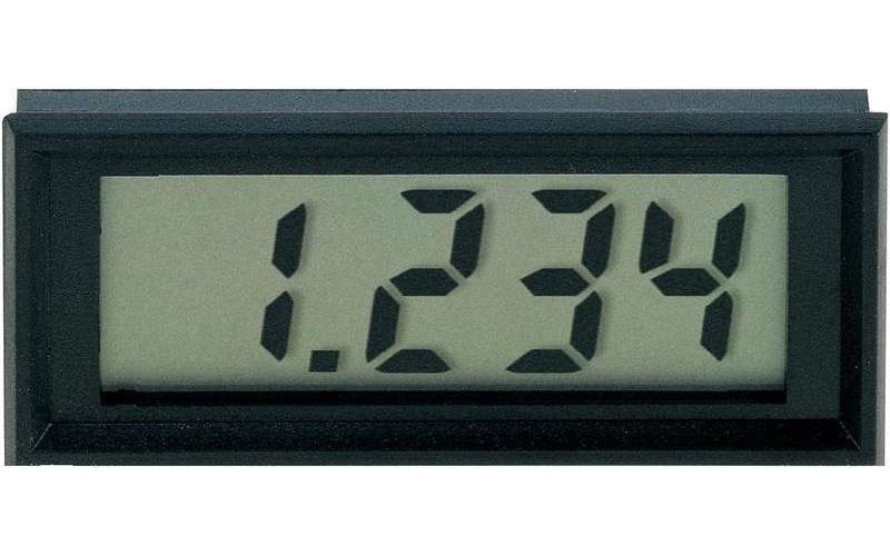 Voltcraft® 70004 Digitales Einbaumessgerät, LCD-Panel-Meter, Einbaumaße 60 x 24 mm - 4016138522952 - image 1