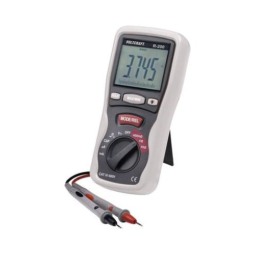 Voltcraft Komponententester digital R-200 CAT III 600 V Anzeige (Counts): 4000 (R-200) afbeelding 1