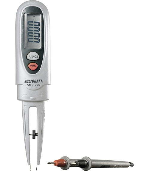 Voltcraft Komponententester digital SMD-200 CAT III 600 V Anzeige (Counts): 6000 (SMD-200) afbeelding 1