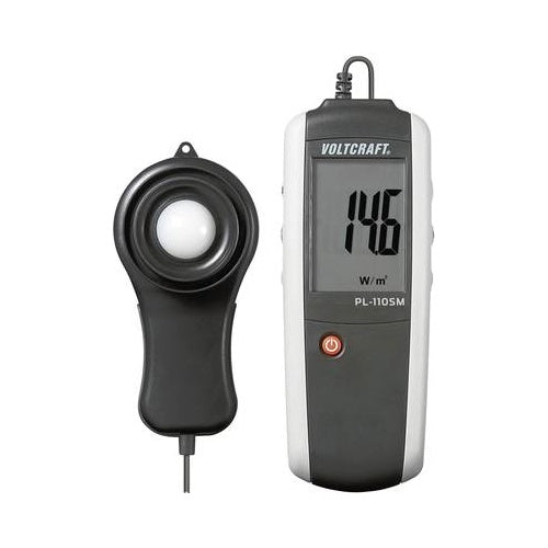 Voltcraft PL-110SM Solar-Messgerät, Photovoltaik-Messgerät, Photovoltaik-Analyse LCD, 0 - 1999 W/m² (PL-110SM) afbeelding 1