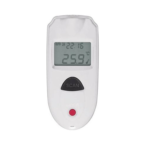 VOLTCRAFT IR 110-1S Handthermometer Schwarz - Weiß F,°C -33 - 110 °C Eingebaute Anzeige (IR 110-1S) afbeelding 1