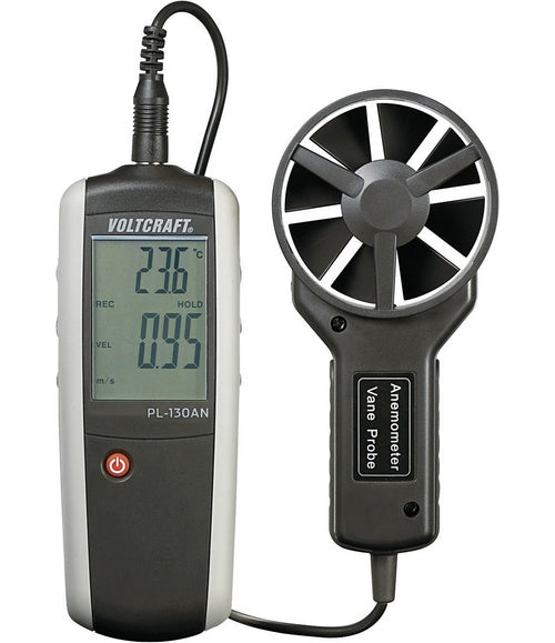 Voltcraft® PL-130 AN Anemometer 0.40 - 30.00 m/s (PL-130 AN) afbeelding 1