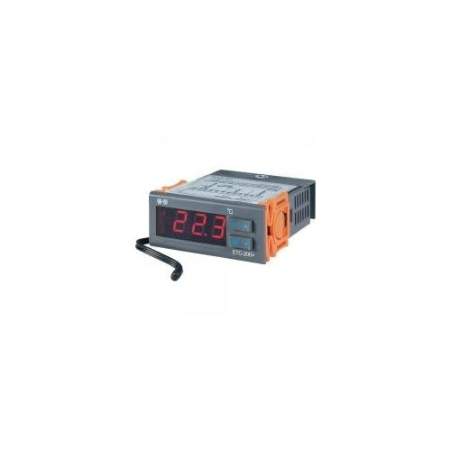 Voltcraft Temperaturregler ETC-200+ 230 V/AC Ausgänge 2 Relais 230 V/AC / 10 A Einbaumaße 71 x 30 mm afbeelding 1