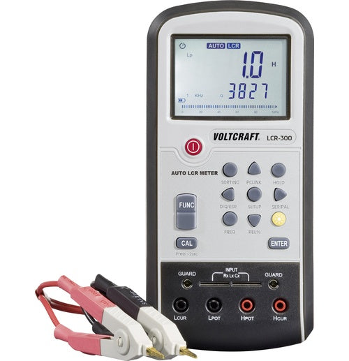 Voltcraft Komponententester digital LCR-300 CAT I Anzeige (Counts): 20000 (LCR-300) afbeelding 1