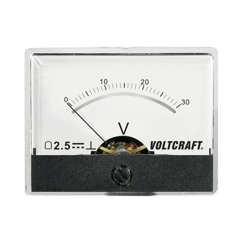 Voltcraft AM-60X46/30V/DC Einbau-Messgerät AM-60X46/60V/DC 30 V Drehspule (AM-60X46/30V/DC) afbeelding 1