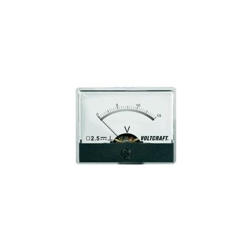 Voltcraft AM-60X46/15V/DC Einbau-Messgerät AM-60X46/15V/DC 15 V Drehspule (AM-60X46/15V/DC) afbeelding 1