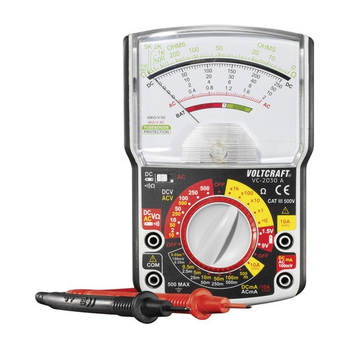 VOLTCRAFT VC-2030A Hand-Multimeter analog CAT III 500 V (VC-2030A) afbeelding 1