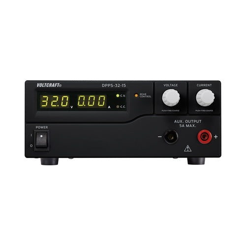 VOLTCRAFT Labornetzgerät, einstellbar DPPS-32-15 1 - 32 V/DC 0 - 15 A 480 W USB programmierbar Anzahl Ausgänge 1 x (DPPS-32-15) afbeelding 1