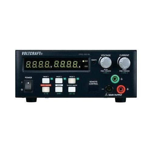 VOLTCRAFT Labornetzgerät, einstellbar CPPS-160-84 0.02 - 84 V/DC 0.01 - 5 A 160 W USB fernsteuerbar, programmierbar, Aut (CPPS-160-84) afbeelding 1