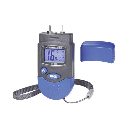 Basetech BT-400 Materialfeuchtemessgerät Messbereich Baufeuchtigkeit (Bereich) 0.2 bis 2.0 % vol Messbereich Holzfeuchtigkeit (Bereich) 6 bis 44 % vol afbeelding 1
