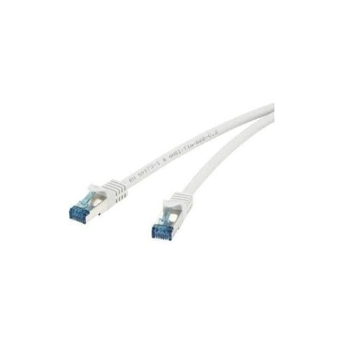 Renkforce RJ45 Netzwerk Anschlusskabel CAT 6a S/FTP 20 m Grau mit Rastnasenschutz, Flammwidrig Renkforce (1381766) - 4016138996883 - image 1