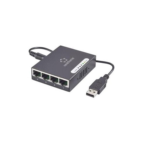 renkforce Netzwerk Switch RJ45 mit USB-Stromversorgung 4 Port 1 Gbit/s (1423415) afbeelding 1