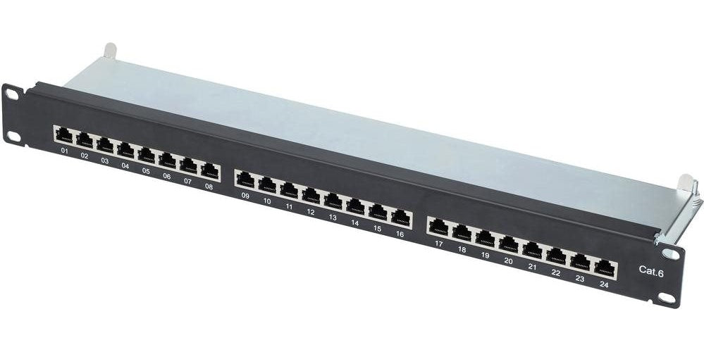 renkforce 24 Port Netzwerk-Patchpanel CAT 6 1 HE afbeelding 1