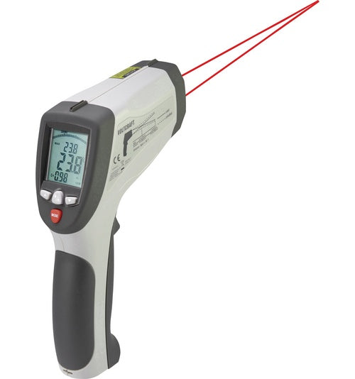VOLTCRAFT IR 2201-50D USB Infrarot-Thermometer Optik 50:1 -50 bis 2200 °C Pyrometer (1599565) afbeelding 1