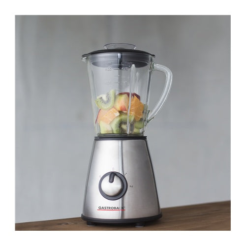 Gastroback Design Mini 0,8 l Tischplatten-Mixer 500 W Schwarz - Silber (40897) afbeelding 1