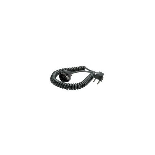 Bachmann H05VV-F 3G - Stromkabel - 4,0m - gewickelt, geformt - Schwarz - Deutschland (672.181) afbeelding 1