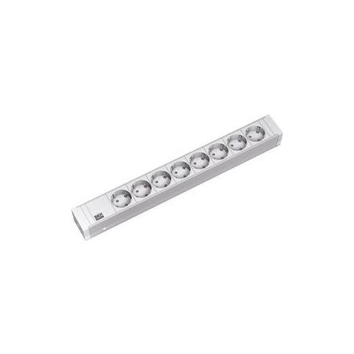Bachmann - Verlängerungsschnur (Rack - einbaufähig) - 8 Ausgangsstecker - 1U - 48,3 cm (19") - Deutschland (19.07.1364) afbeelding 1