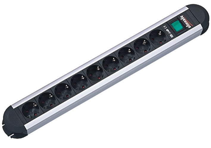 Tecline Steckdosenleiste, 12-fach ohne Schalter 16A/3600W, Anschlussleitung: 1,75m (H05VV-F 3G1,5mm²) (331.012) afbeelding 1