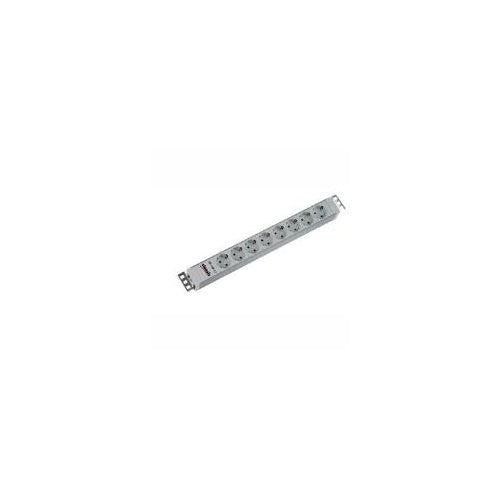 Bachmann - Verlängerungsschnur (Rack - einbaufähig) - Wechselstrom 230 V - 8 Ausgangsstecker - 1U - 48,3 cm (19") (691695) afbeelding 1
