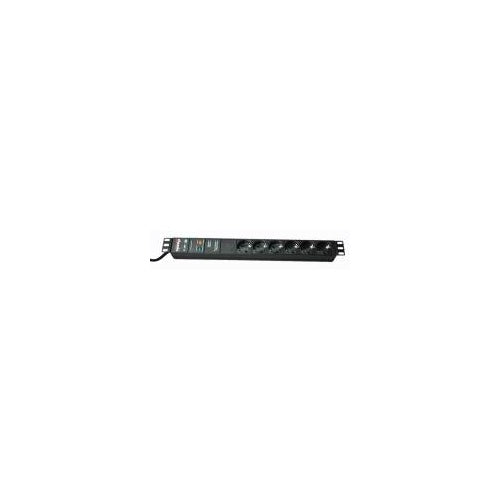 Bachmann - Steckdosenleiste (Rack - einbaufähig) - 6 Ausgangsstecker - 48.3 cm (19") (333.536) afbeelding 1