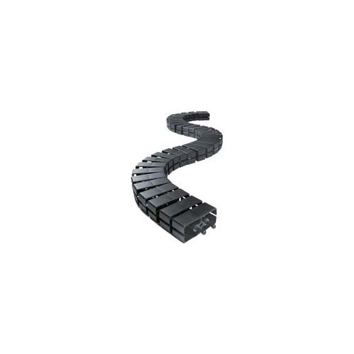 Bachmann KABELSCHLANGE Cube - Flexible Kabelleitung - 1 m - Schwarz afbeelding 1