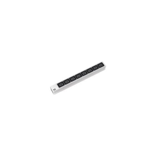 BACHMANN - Steckdosenleiste (Rack - einbaufähig) - Wechselstrom 250 V - Eingabe, Eingang IEC 60320 C20 - Ausgangsanschlüsse: 8 (IEC 60320 C19) - 1U - 48.3 cm (19") - 1.5 m afbeelding 1