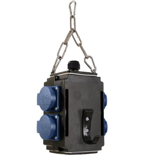 Bachmann POWERCUBE - Stromverteilungseinheit - Wechselstrom 230 V - 11 kW - Ausgangsanschlüsse: 4 (4 x Spannung) (349.300) afbeelding 1