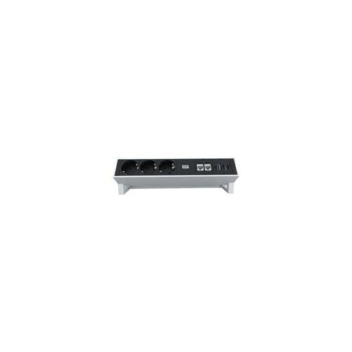 Bachmann DESK 2 - Verlängerungsschnur - 3 Ausgangsstecker - 20cm - Deutschland (902.202) afbeelding 1