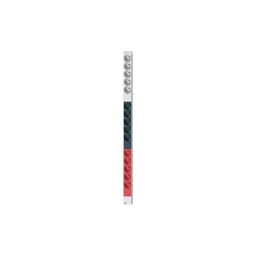 Bachmann IT PDU Basic - Verlängerungsschnur (Rack - einbaufähig) - Wechselstrom 400 V - Ausgangsbuchsen: 15 - 1U - 3 m afbeelding 1