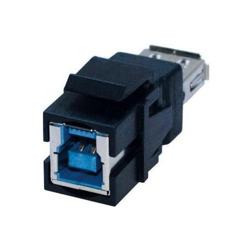 Bachmann - Modulare Eingabe - USB 3.0 Type B - Schwarz afbeelding 1