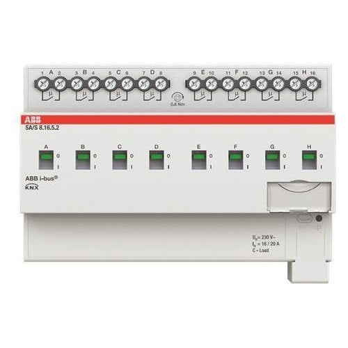 ABB Stotz S&J Schaltaktor 8fach, 16A, C-Last SA/S8.16.5.2 (2CDG110267R0011) afbeelding 1