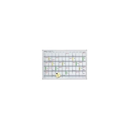 Franken Jahreskalender, Plantafel JetKalender® JK703 Weiß Magnet 90 cm x 60 cm afbeelding 1