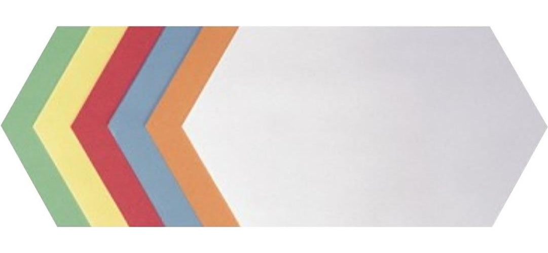 FRANKEN Moderationskarte, Königswabe, 297 x 165 mm, sortiert in den Farben: weiß, hellblau, rot, gelb, orange und grün (UMZ 1730 99) afbeelding 1