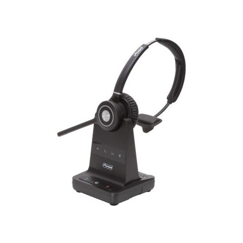 Auerswald COMfortel H-600 Kopfhörer Verkabelt & Kabellos Kopfband Büro/Callcenter Bluetooth Schwarz (90349) afbeelding 1