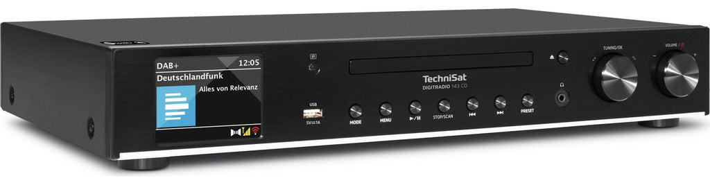 TechniSat DigitRadio 143 CD - Audiosystem - Schwarz (0000/3989) afbeelding 1