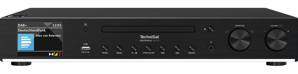 TechniSat DigitRadio 143 CD - Audiosystem - Schwarz (0000/3989) afbeelding 4