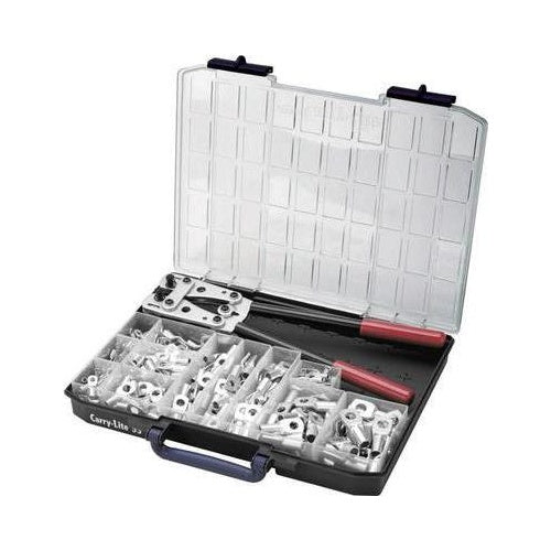 Cimco Crimpzangen-Set 255teilig Rohrkabelschuhe 6 bis 50 mm² 181545 (181545) afbeelding 1